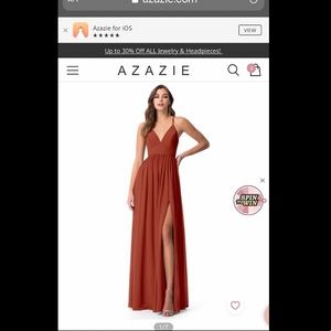 Azazie Aaida bridesmaid dress size A10